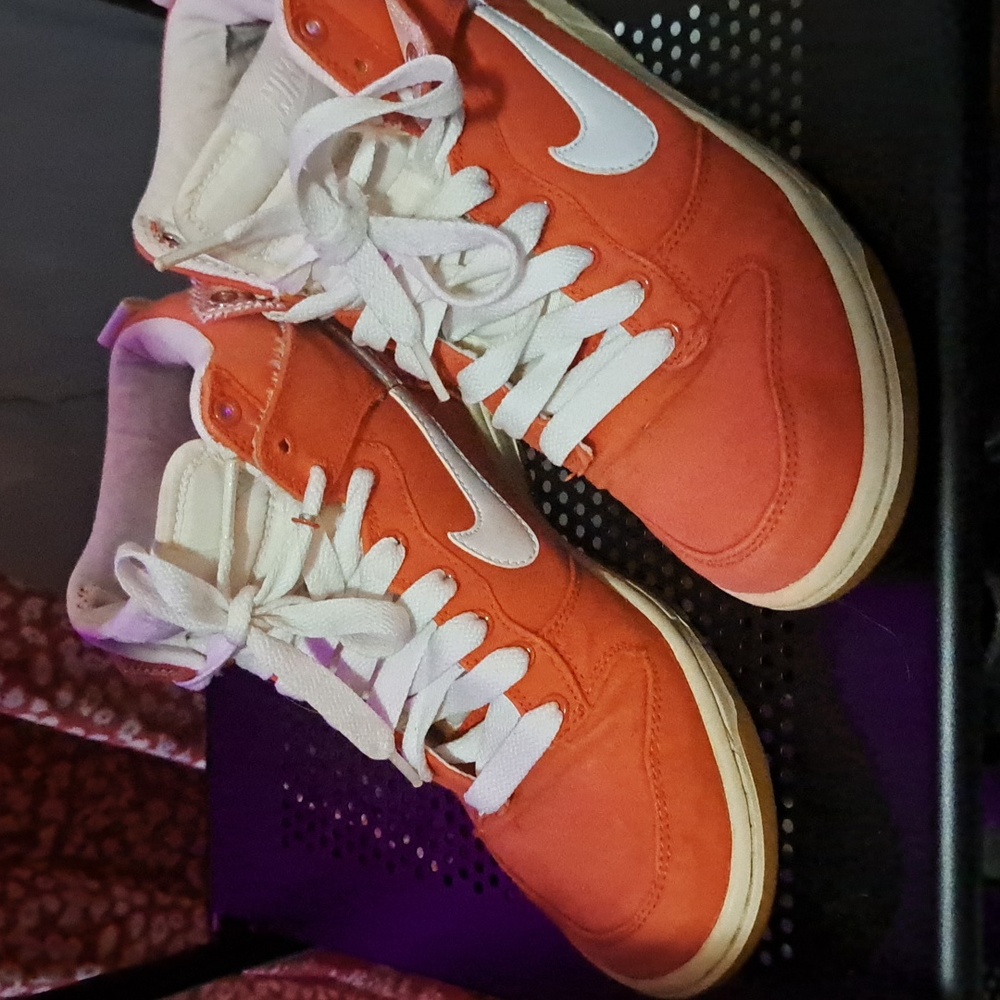 Nike Red/White High Top Sneakers